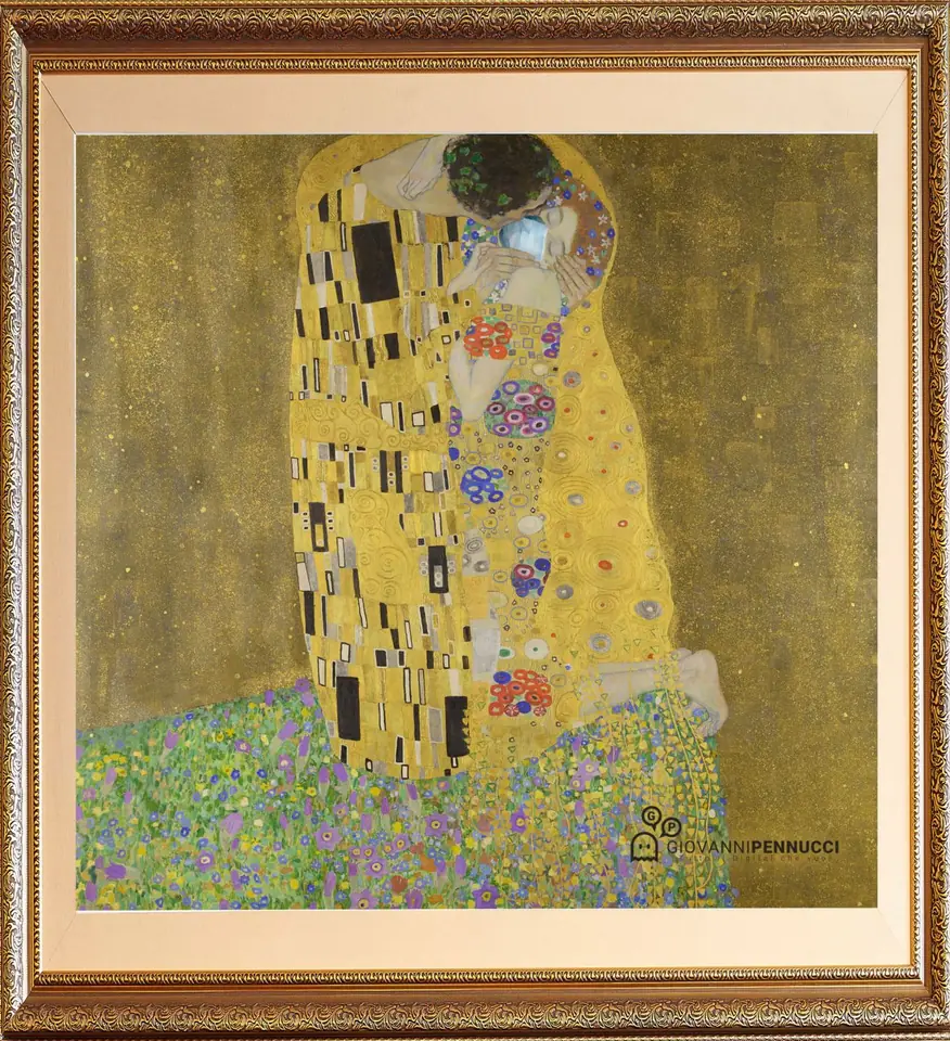 Il bacio (sicuro): Il bacio di Gustav Klimt rivisitato in chiave Covid-19
