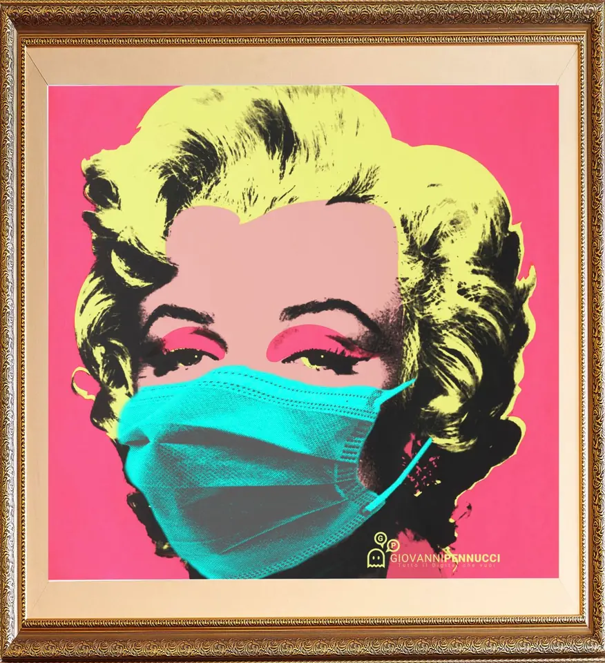 Marilyn (pronta a uscire): Marilyn di Andy Warhol rivisitato in chiave Covid-19