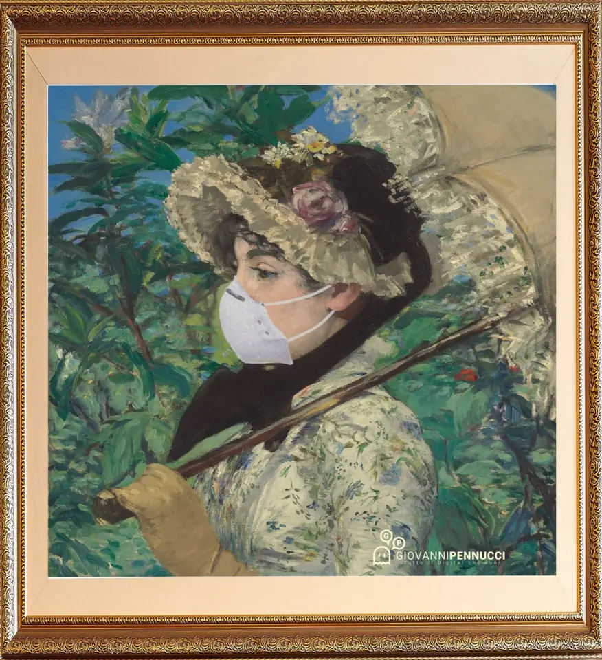 Pasquetta: La primavera di Édouard Manet rivisitato in chiave Covid-19