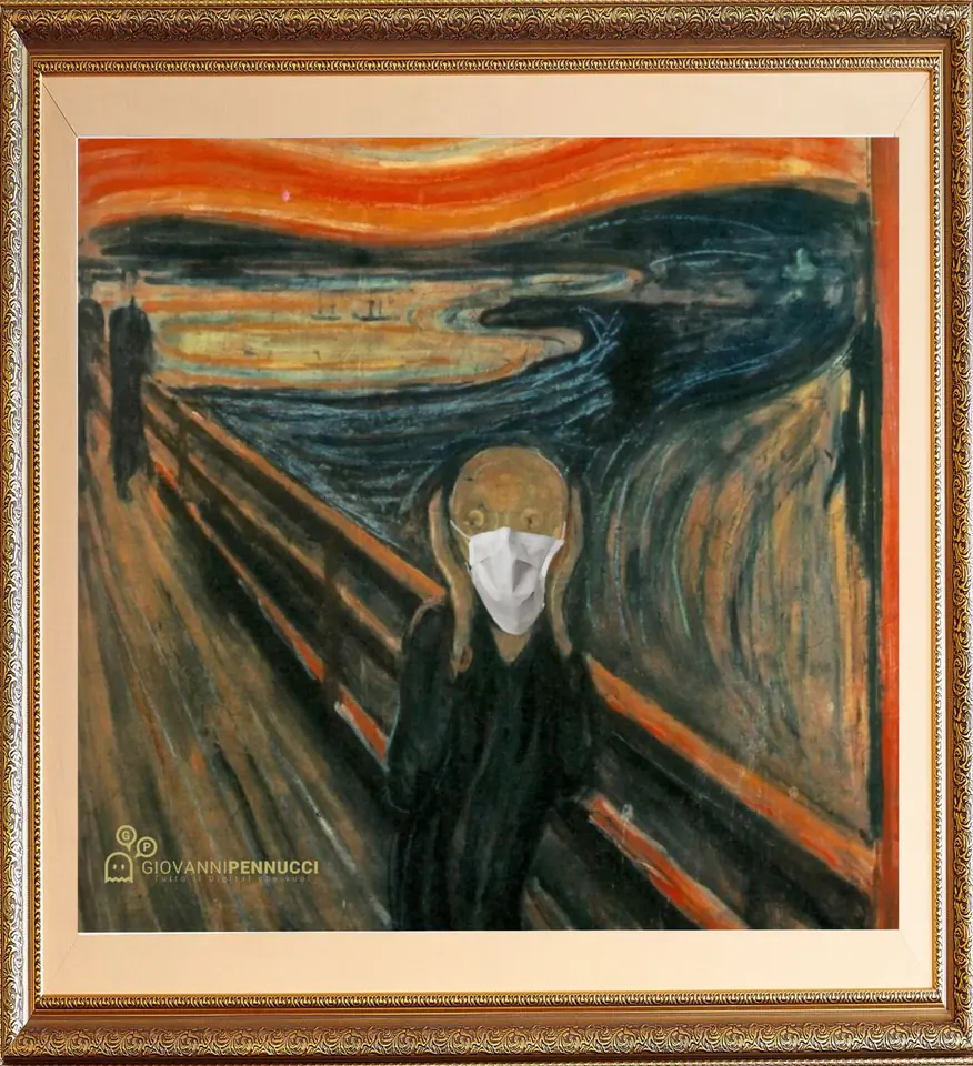 L’urlo (del panico): L’urlo di Edvard Munch rivisitato in chiave Covid-19