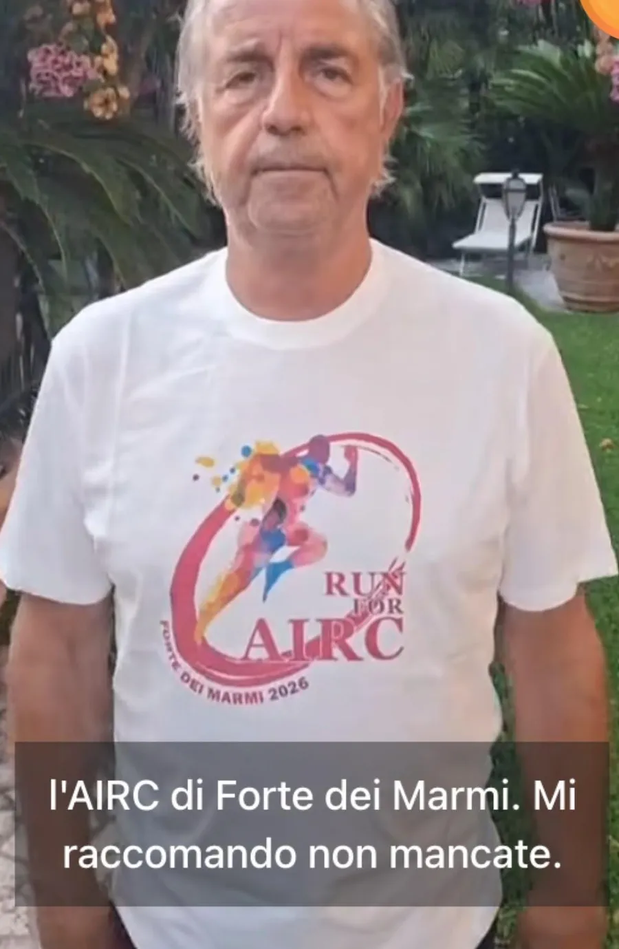 Il reel di Paolo Bertolucci per Run4AIRC