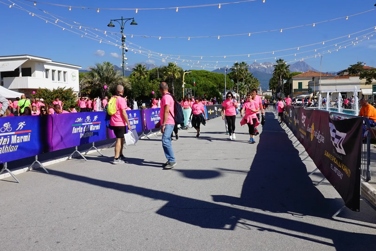 I partecipanti alla Run for AIRC di Forte dei Marmi